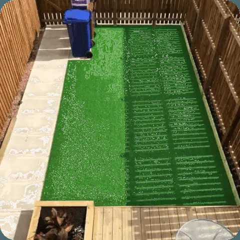 Artificial grass installation